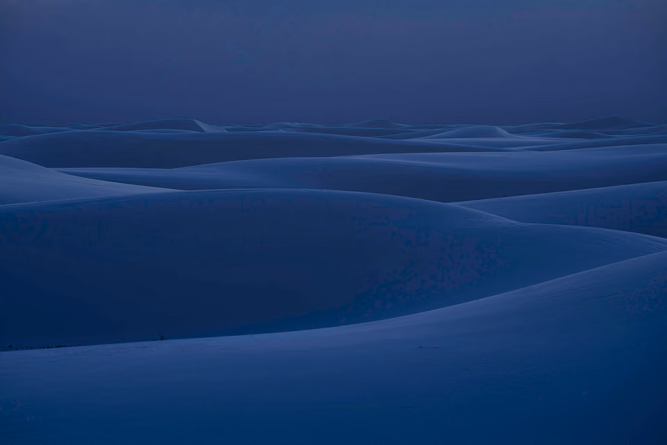 a dark blue sky
