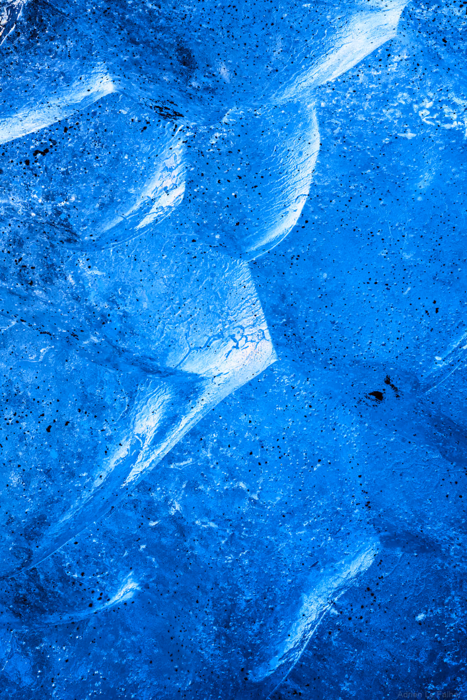 ice blue background with blue ice

