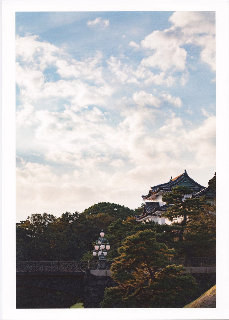 a photo of a castle in the sky
