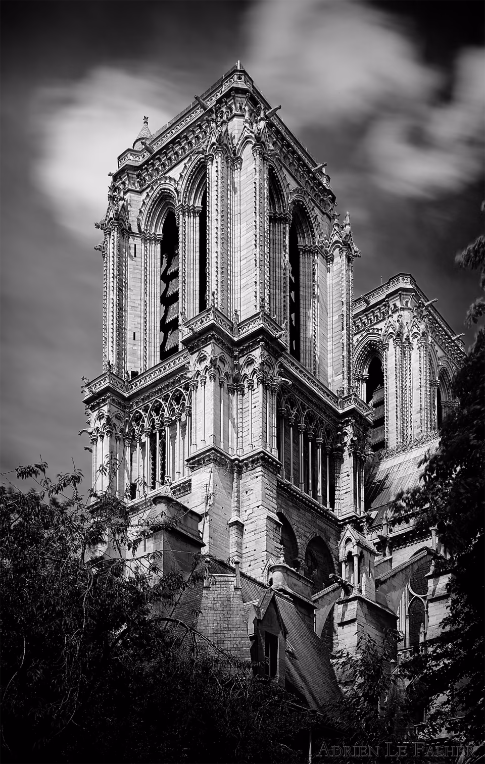 photograph notre dame de paris by jean-paul leblanc